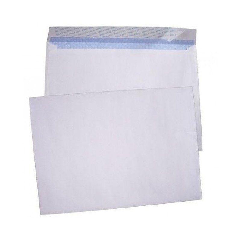 250 Enveloppes Unipapel Open system (260x360) mm 90g Sans fenêtre