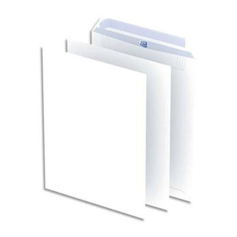 250 Pochettes Blanches Directo 162x229 mm 100g