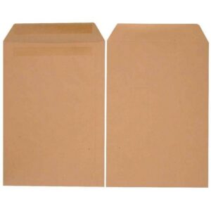 250 Pochettes Kraft Blond Satiné 72 g/m² format (380x450) mm