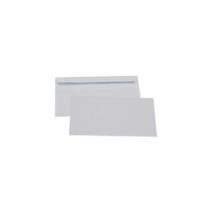 500 Enveloppes Blanches GPV 110 x 220 mm 80g/m² sans fenêtre