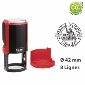 Cachet Personnalisable TRODAT 4642 Plaque ronde Ø 42 mm