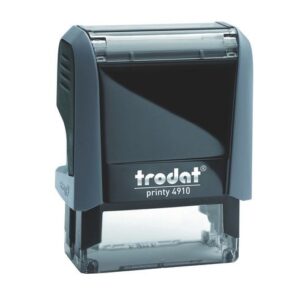 Cachet Personnalisable TRODAT 4915 format empreinte 70 mm x 25 mm 6 lignes