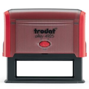 Cachet Personnalisable TRODAT 4925 format empreinte 82 mm x 25 mm 5 lignes