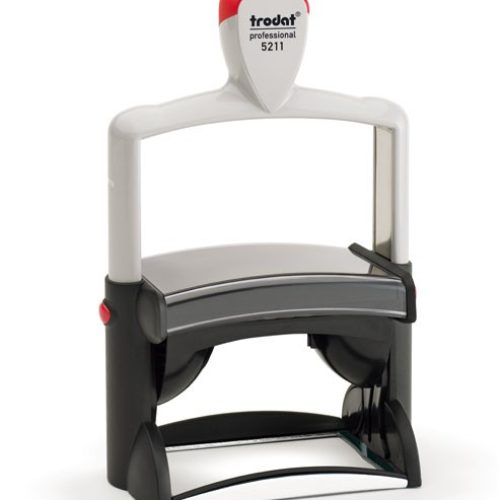 Cachet personnalisable Trodat Métal line 5203 Format empreinte 49×28 mm 6 lignes