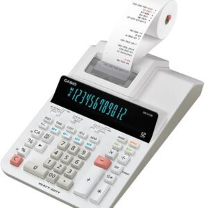 CALCULATRICE CASIO Avec Ruban (DR-210R-WE)