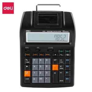 Calculatrice d'impression Deli-EM121-EU Plastique 12 chiffres
