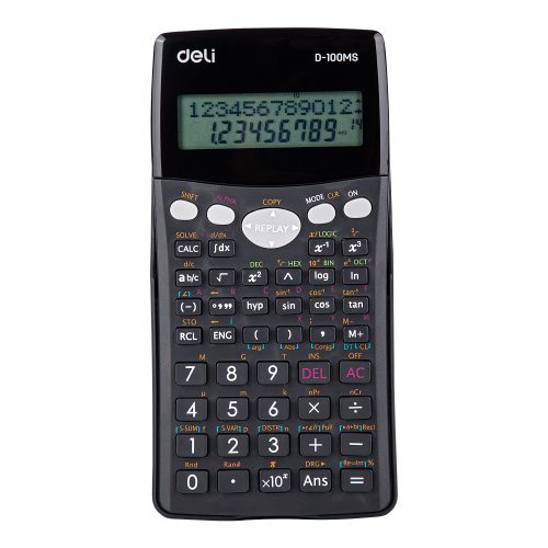Calculatrice Scientifique DELI-ED-100MS plastique