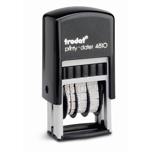 Dateur Printy TRODAT 4810 format empreinte 3,8 mm x 20 mm