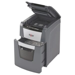 Destructeur de documents Optimum Auto+ 100X Coupe Croisée 100 feuilles 34L REXEL