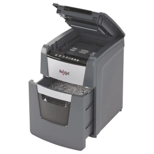 Destructeur de documents Optimum Auto+ 100X Coupe Croisée 100 feuilles 34L REXEL