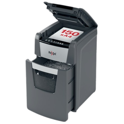 Destructeur de papier automatique à coupe croisée Rexel Optimum AutoFeed+ 150X P4 (2020150XEU)