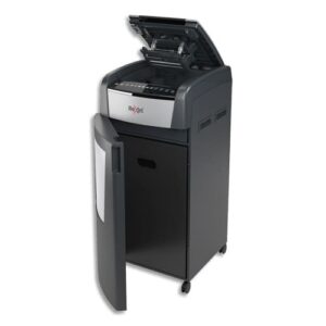 Destructeur de papier automatique Rexel Optimum AutoFeed+ 750M P5 coupe micro 750 feuilles 140 Litres (2020750MEU)