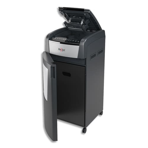 Destructeur de papier automatique Rexel Optimum AutoFeed+ 750M P5 coupe micro 750 feuilles 140 Litres (2020750MEU)