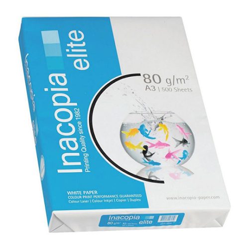 Lot de 5 Ramettes de papier blanc INACOPIA A3 80g/m² 500 feuilles