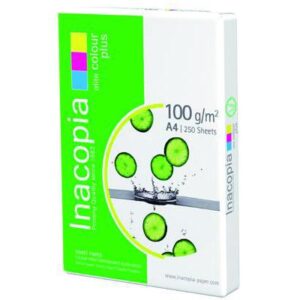 Lot de 5 Ramettes de papier blanc Inacopia A4 100g/m² 250 feuilles