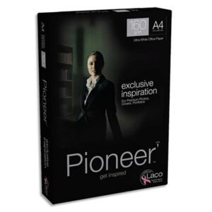 Lot de 5 Ramettes de papier blanc Pioneer A4 160g/m² 250 feuilles