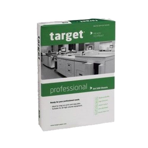 Lot de 5 Ramettes de papier blanc TARGET Professional A4 – 500 feuilles 75 g/m²