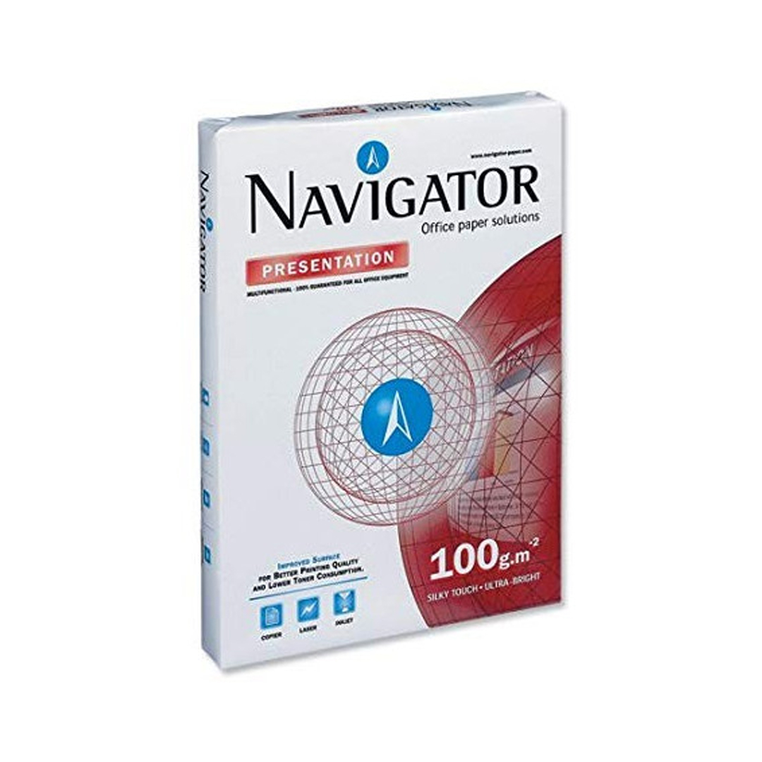 Lot de 5 Ramettes papier blanc Navigator A4 100g/m² 500 feuilles