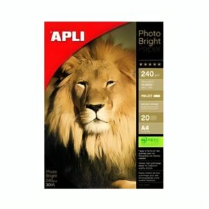 Papier photo Super brillant Jet d'encre A5 240 g/m² pochette de 20 Feuilles