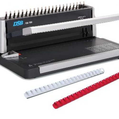 Perforelieur manuel DSB CB-180 à anneaux plastiques 500 feuilles