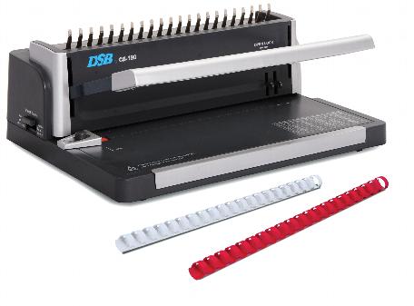 Perforelieur manuel DSB CB-180 à anneaux plastiques 500 feuilles