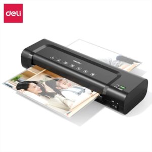 Plastifieuse à pochettes professionnelle A4 DELI 14375 Noir