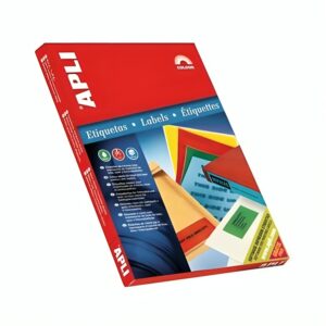 Pochette de 20F papier couleur APLI A4 80g/m² Coloris au choix